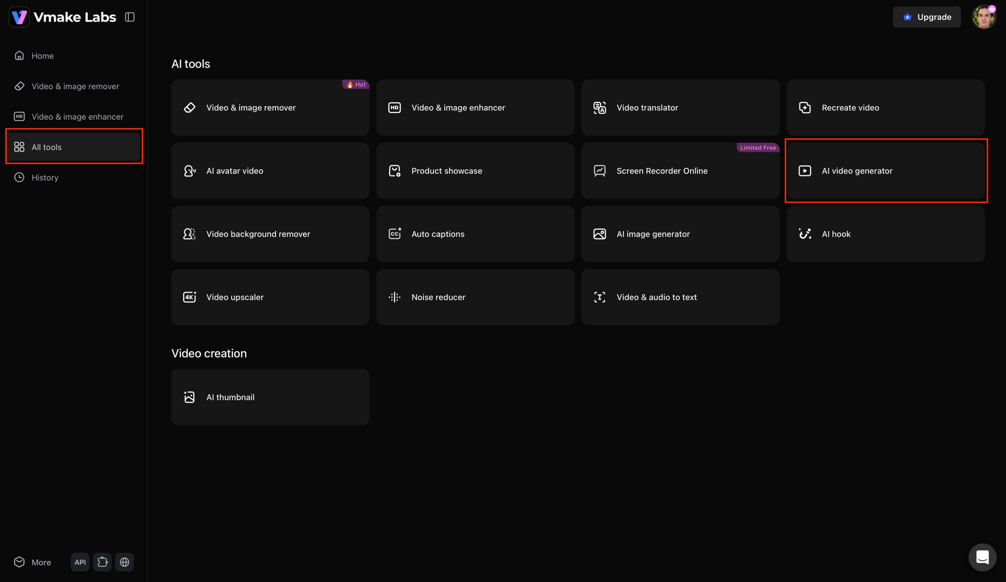 Vmake AI Video generator