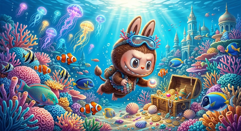 Underwater Labubu