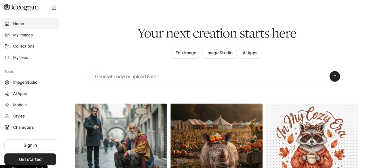 text Enter a text prompt or upload a reference image