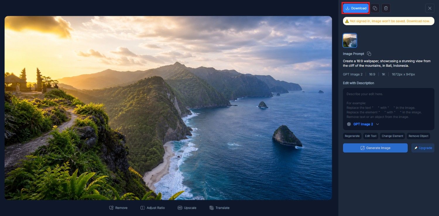 text Download image