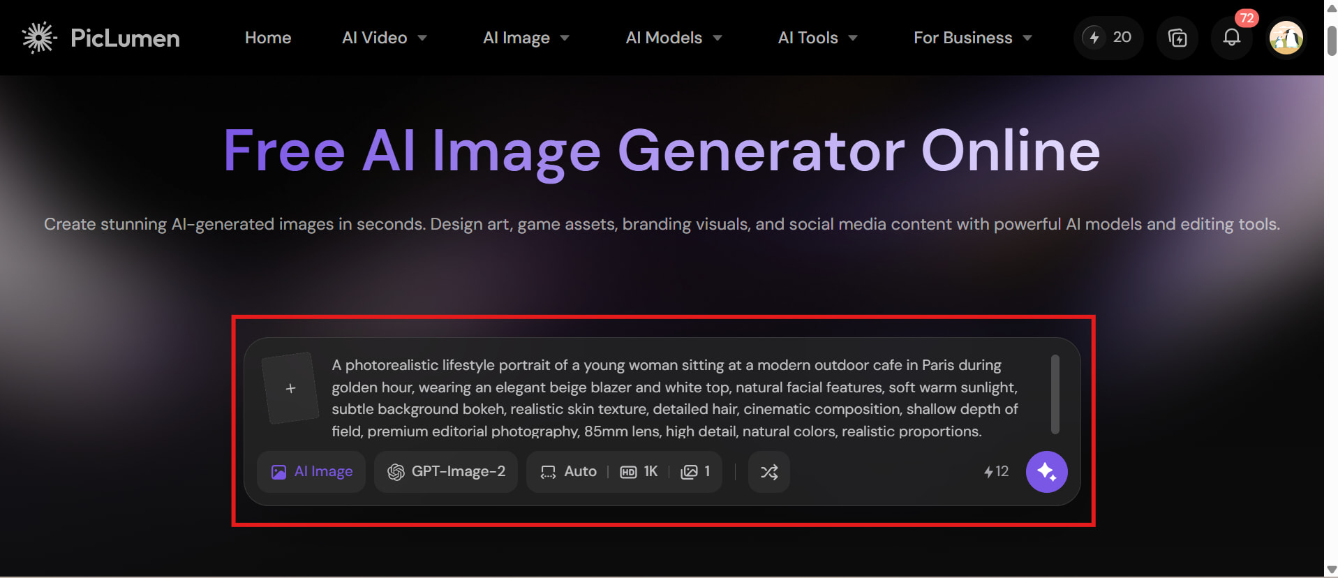 text Enter your prompt or upload a reference image