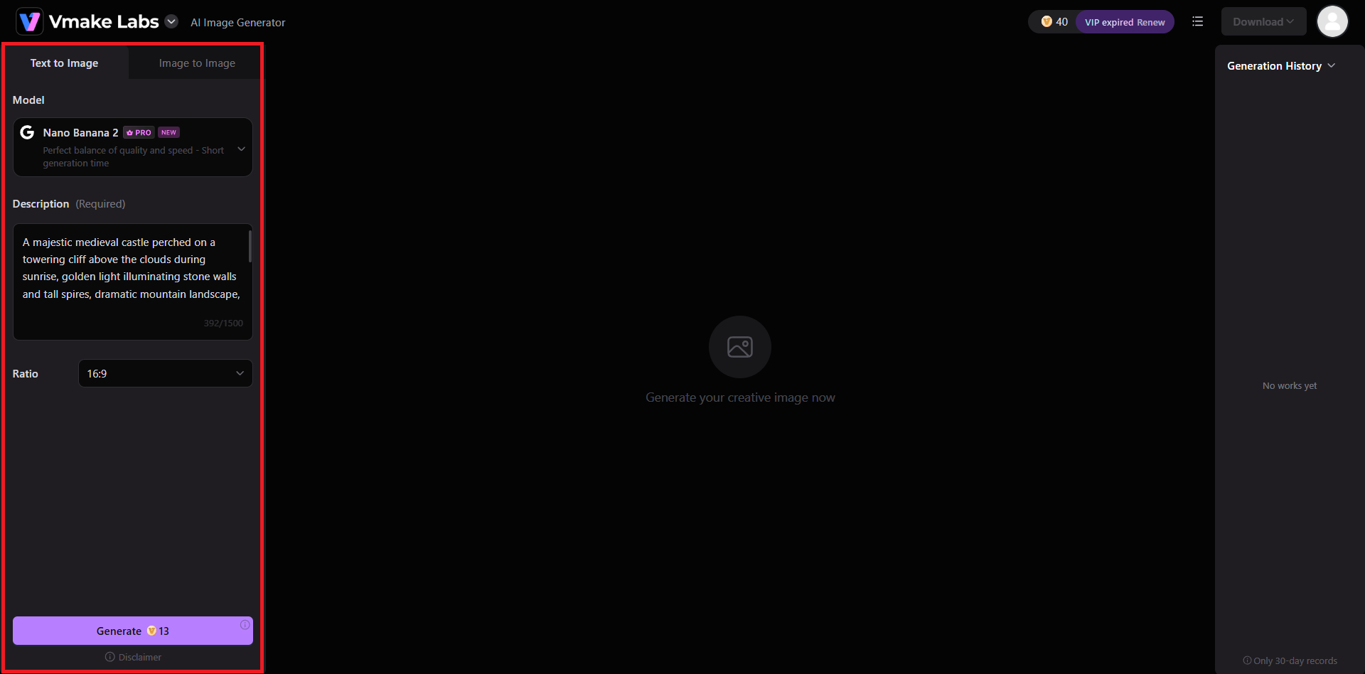 text Provide prompt