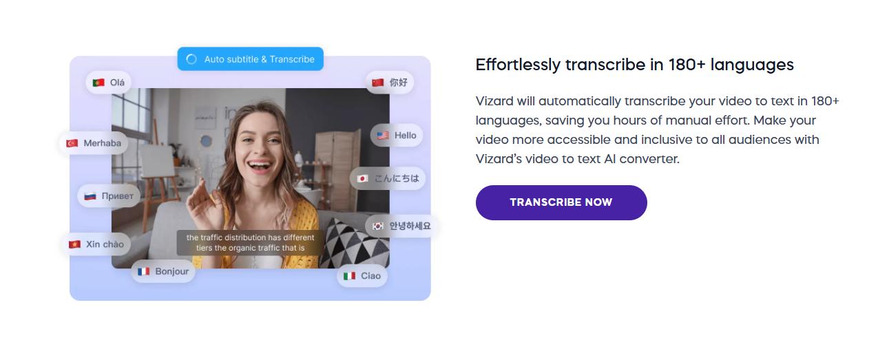 Multiple-language transcription