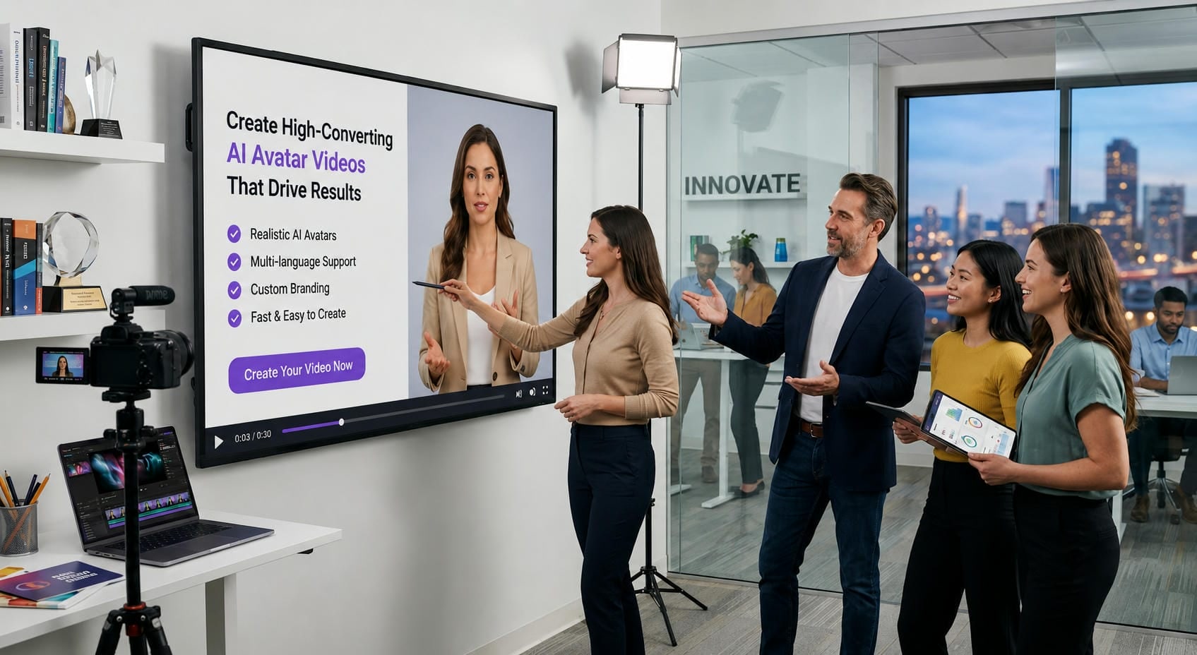 Avatar AI Video Maker for Business Advertising