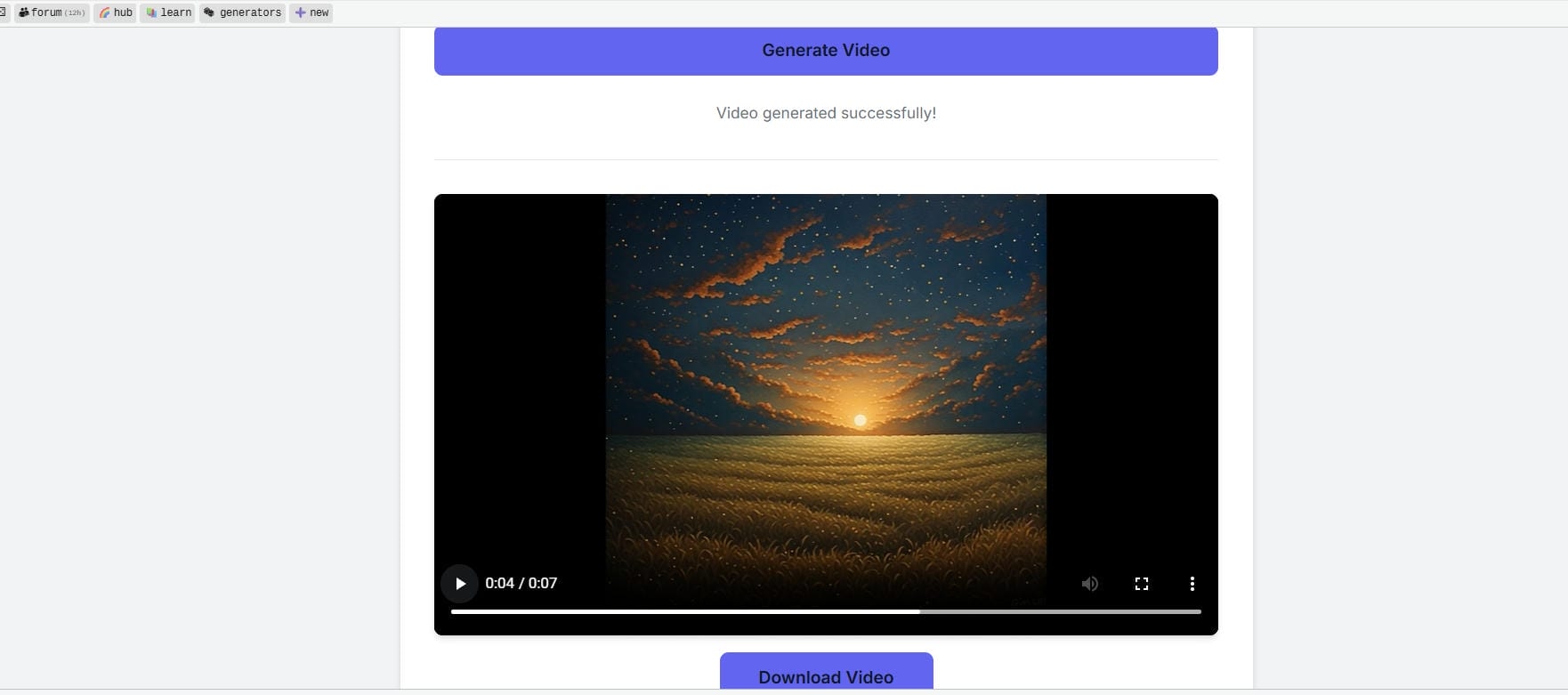 Generating and previewing output 
