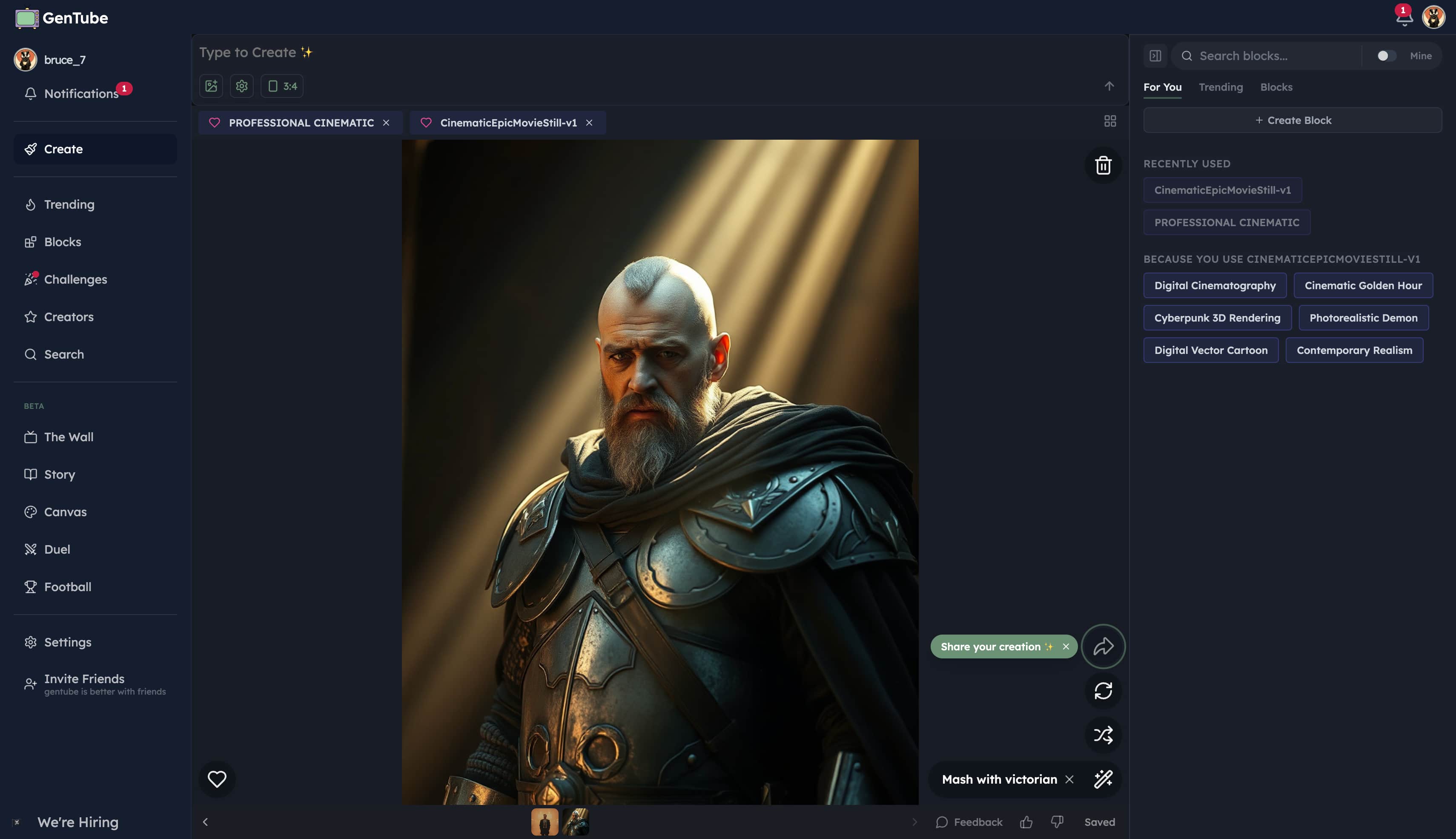 What is the GenTube AI Image Generator?