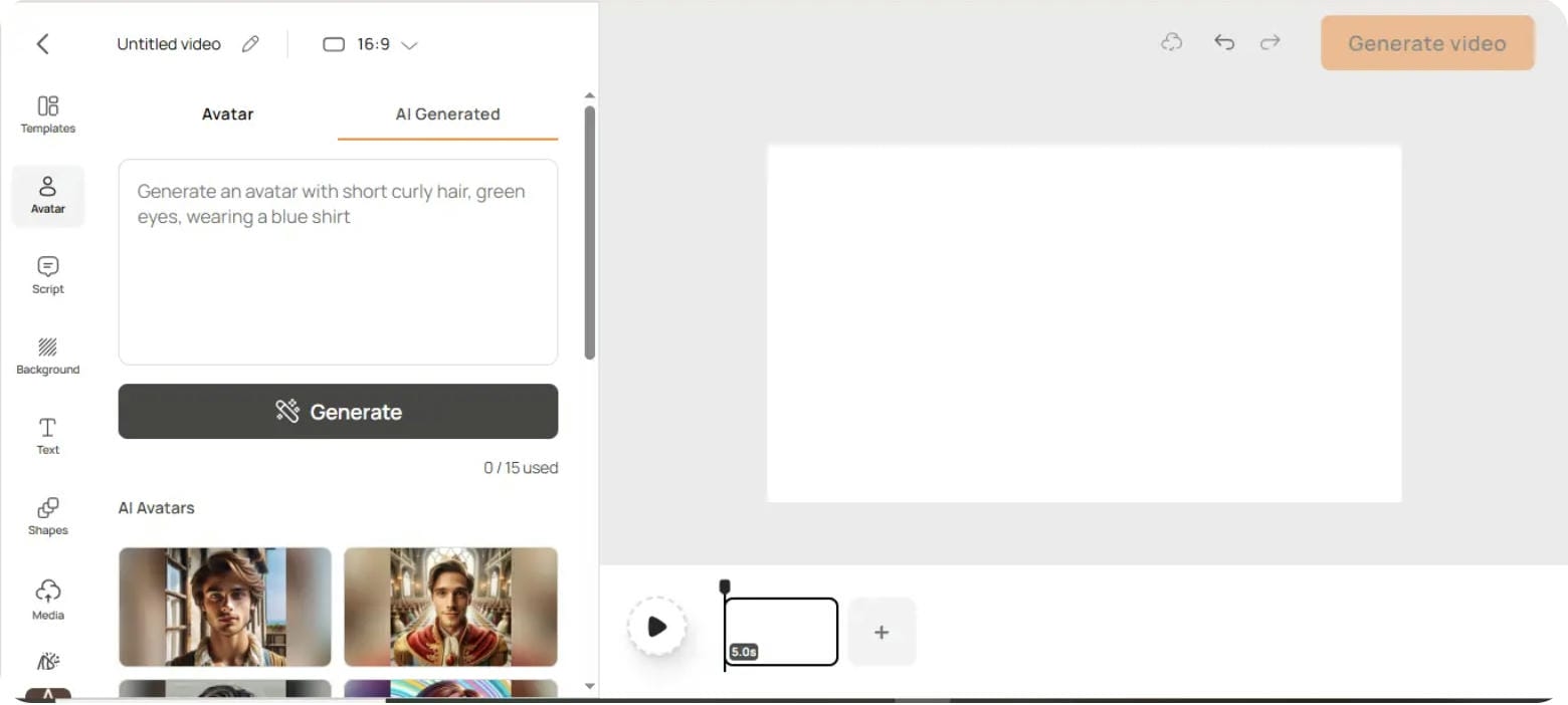 Step 1: Create or Choose an AI Avatar