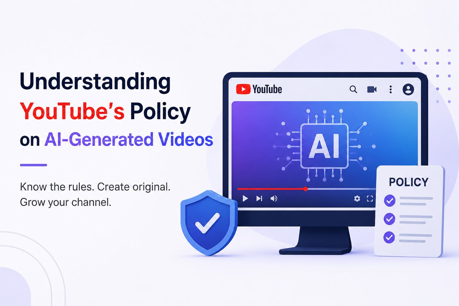 Understanding YouTube's policy on AI-generated videos
