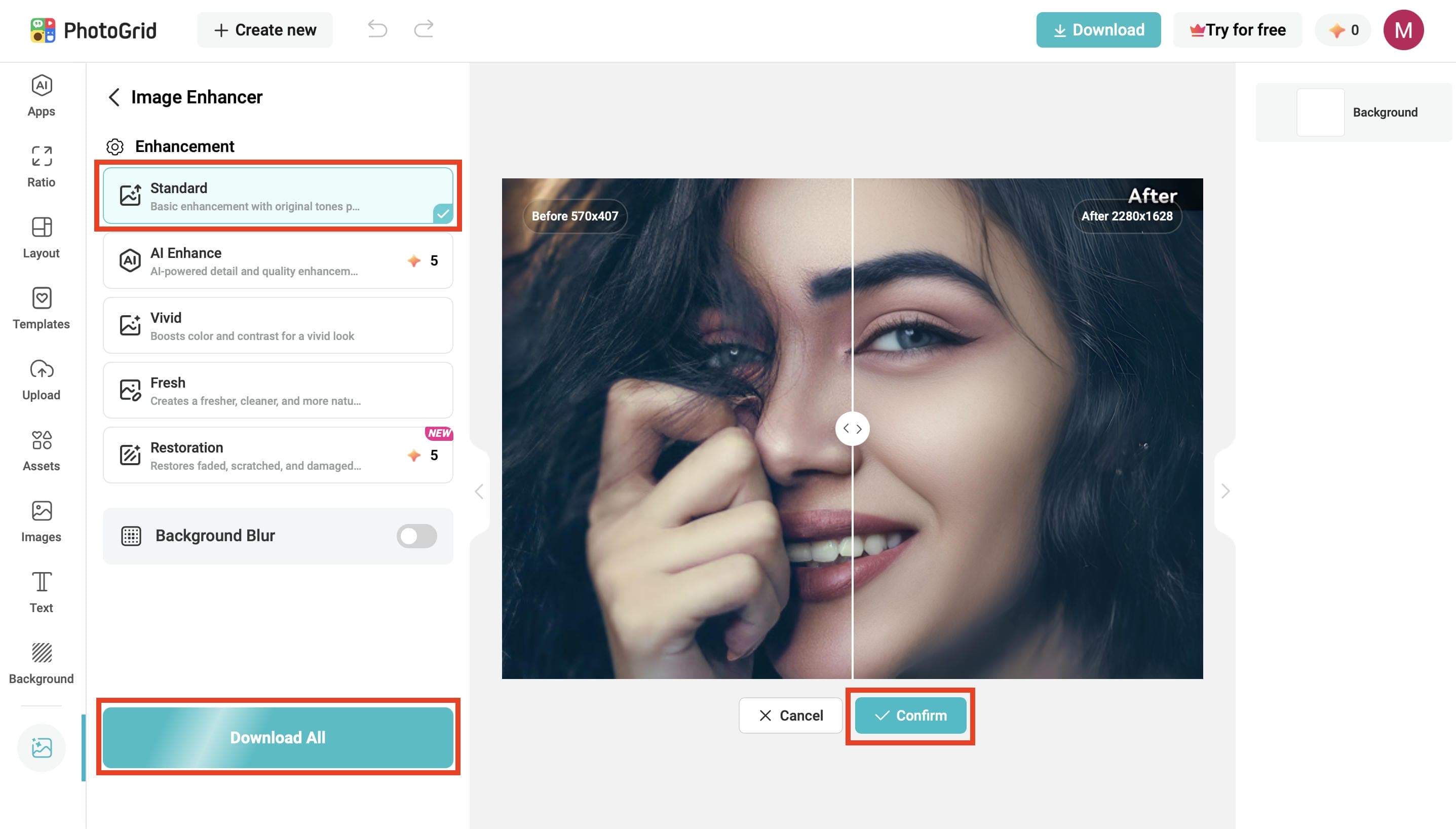 Let AI Process and Download the Image