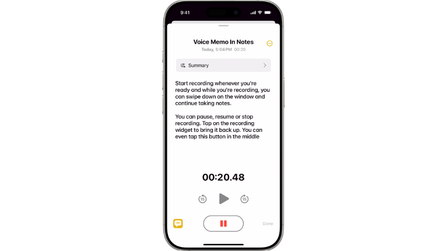 text Review the transcript