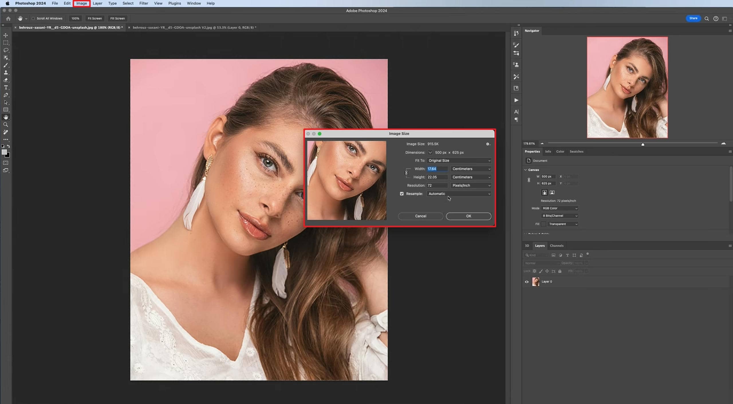  Increase Image Resolution