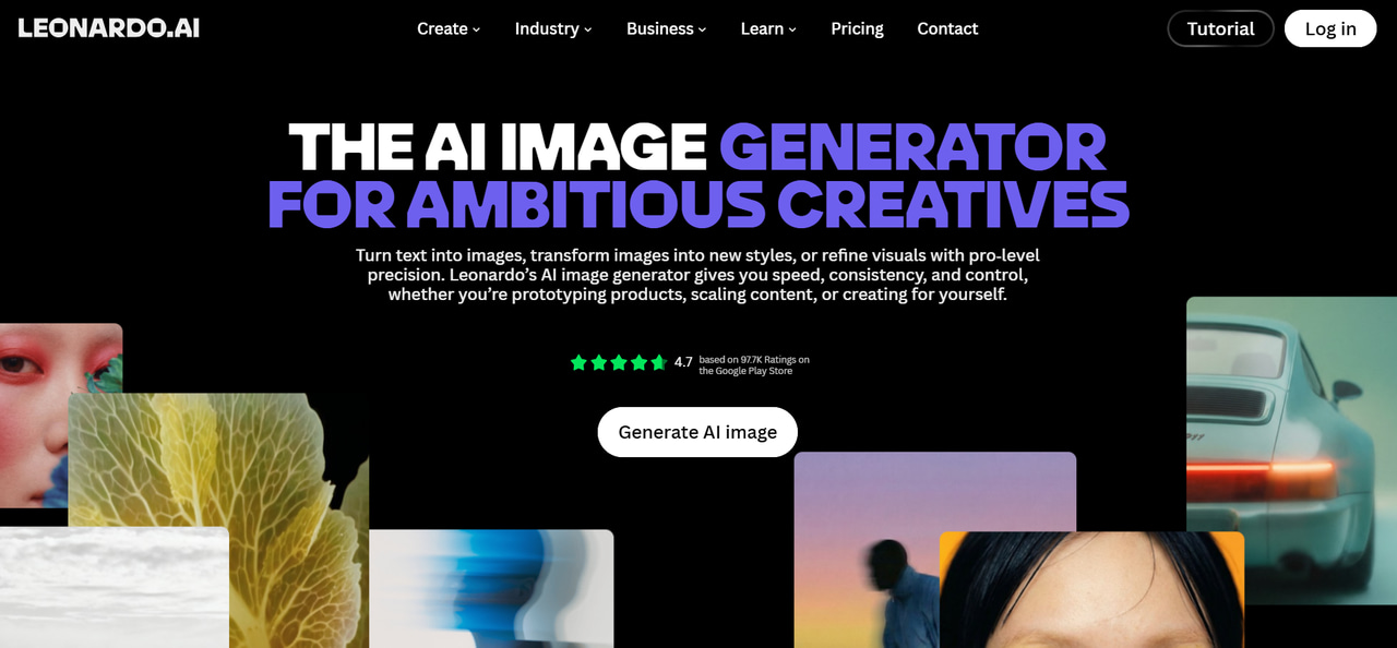 text Leonardo AI AI art generator