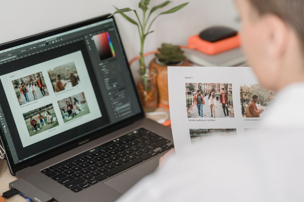 How to make a natural video with images: 