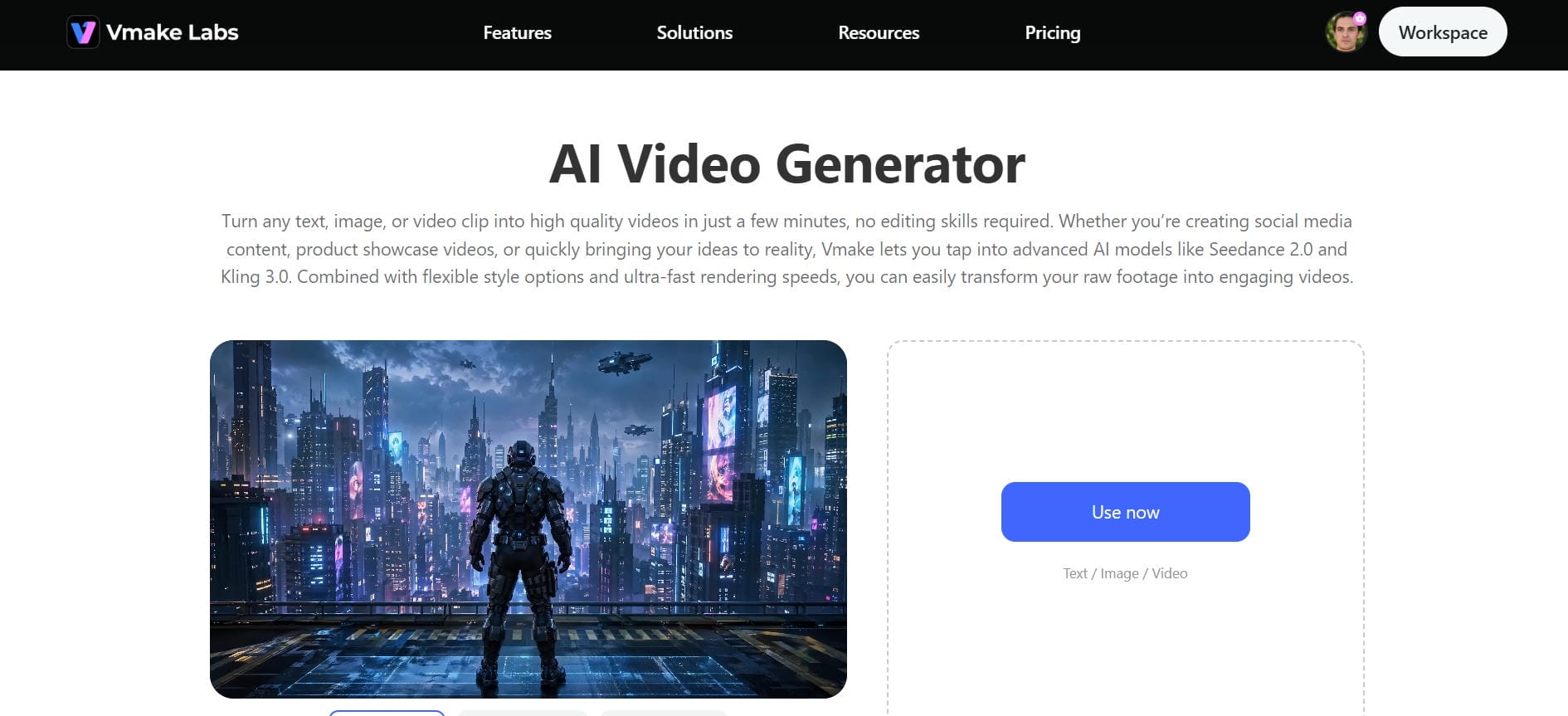 Vmake AI girlfriend video generator