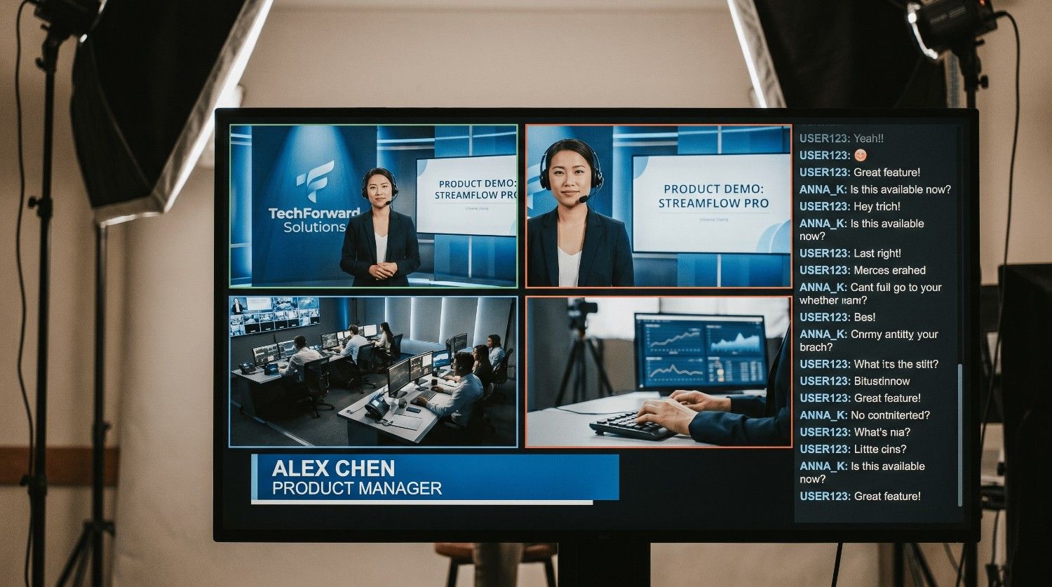 Live webinars and streams