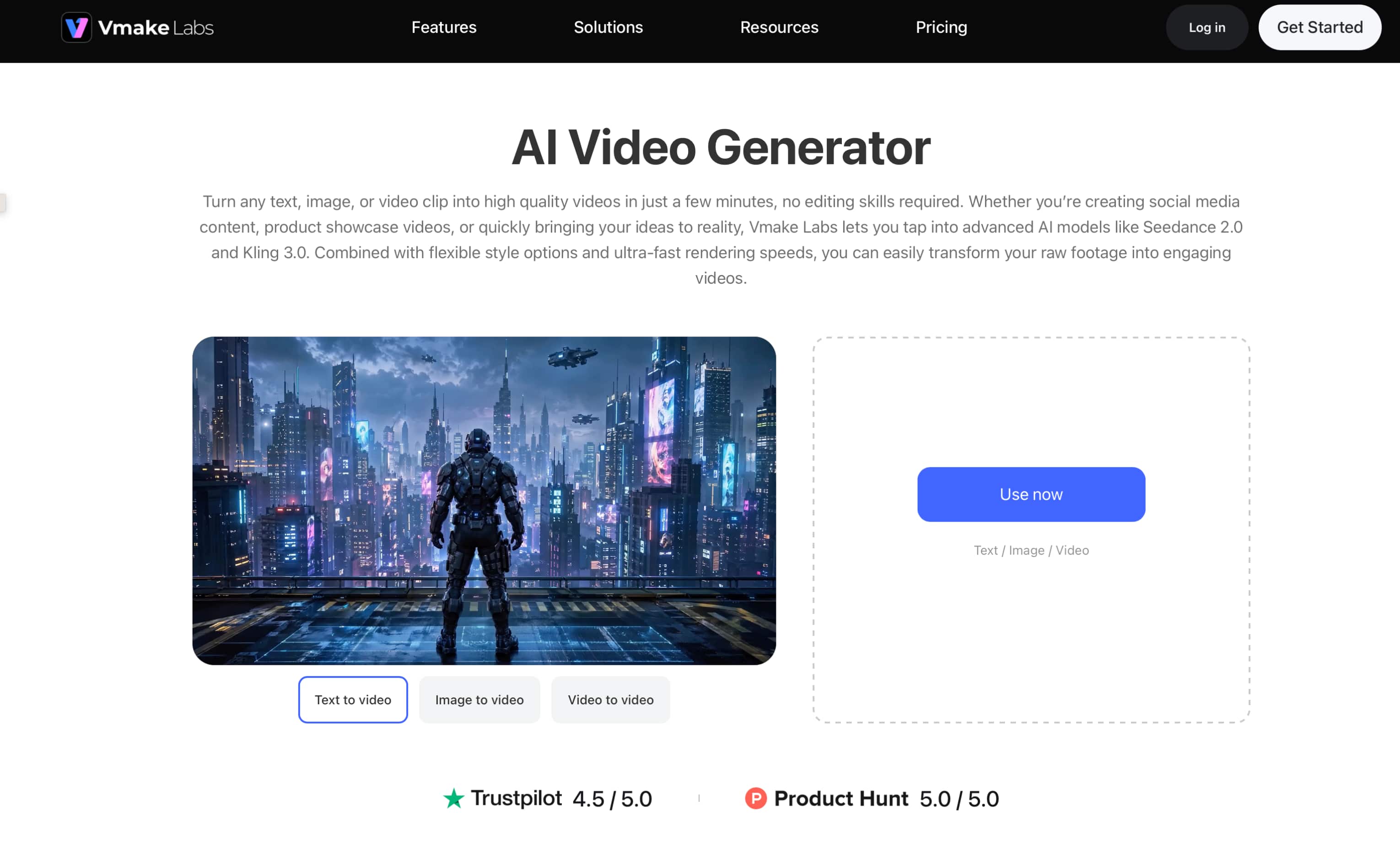 Vmake Labs AI Video Generator