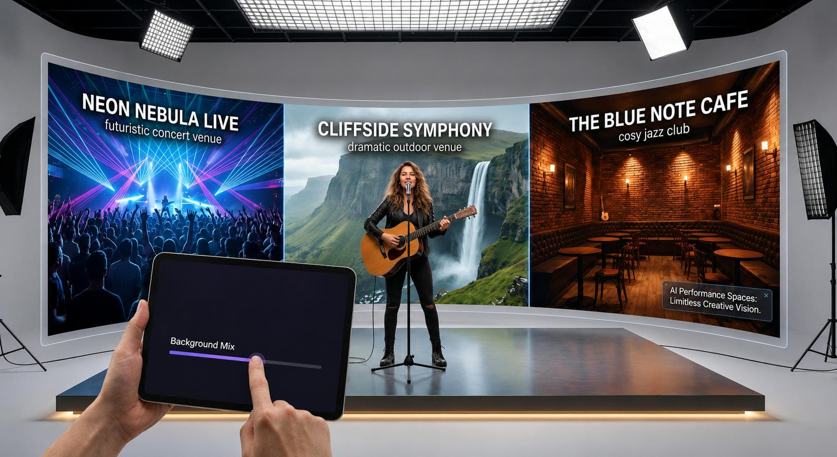 Using AI to add backgrounds to band videos