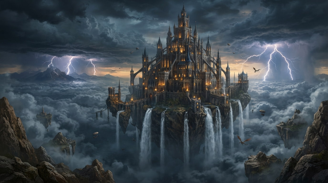 Fantasy scene by ImageFX image generator