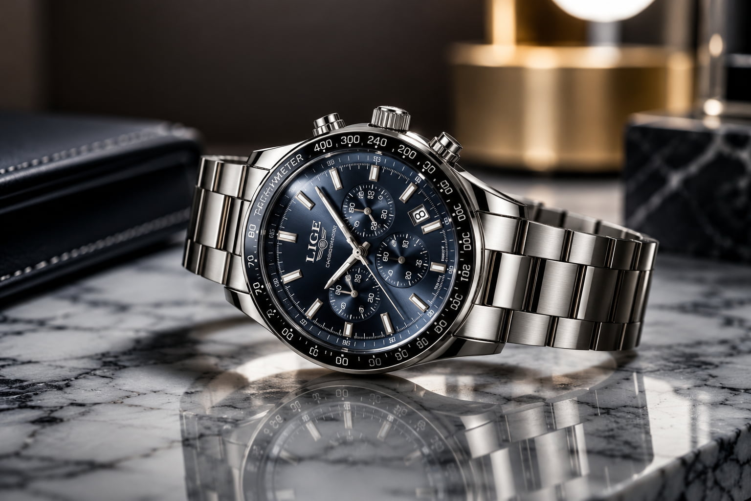 text Luxury product photo