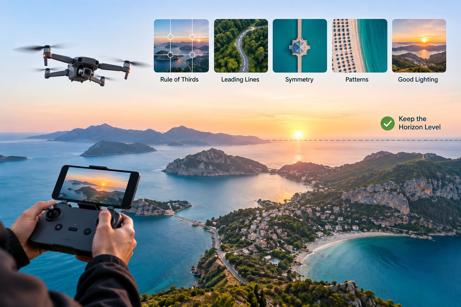 text Drone Photography