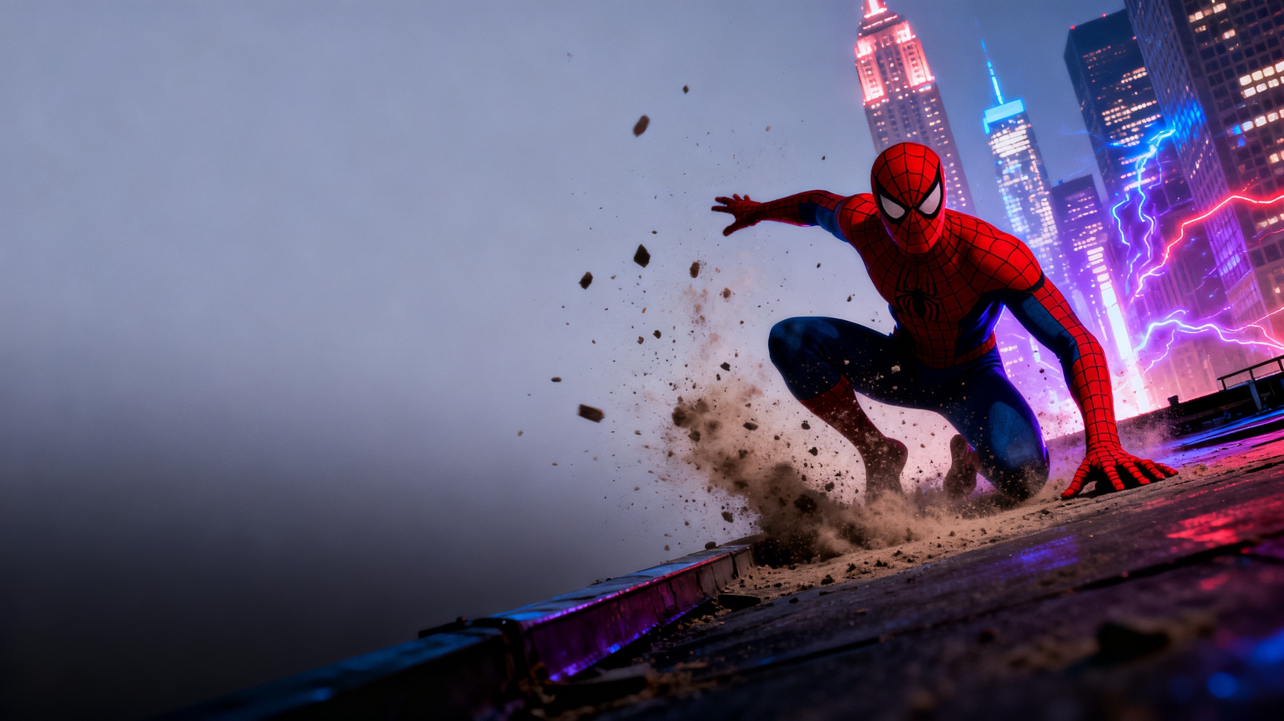 First-Person Rooftop Adventure