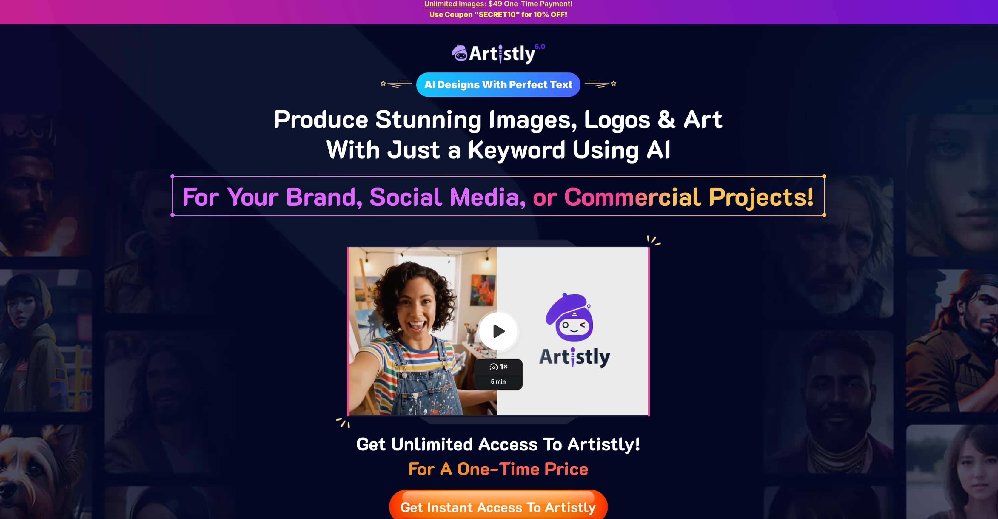 Artistly.ai interface