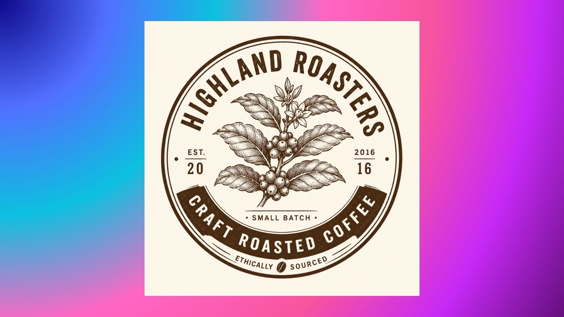 text Vintage & Retro Logo