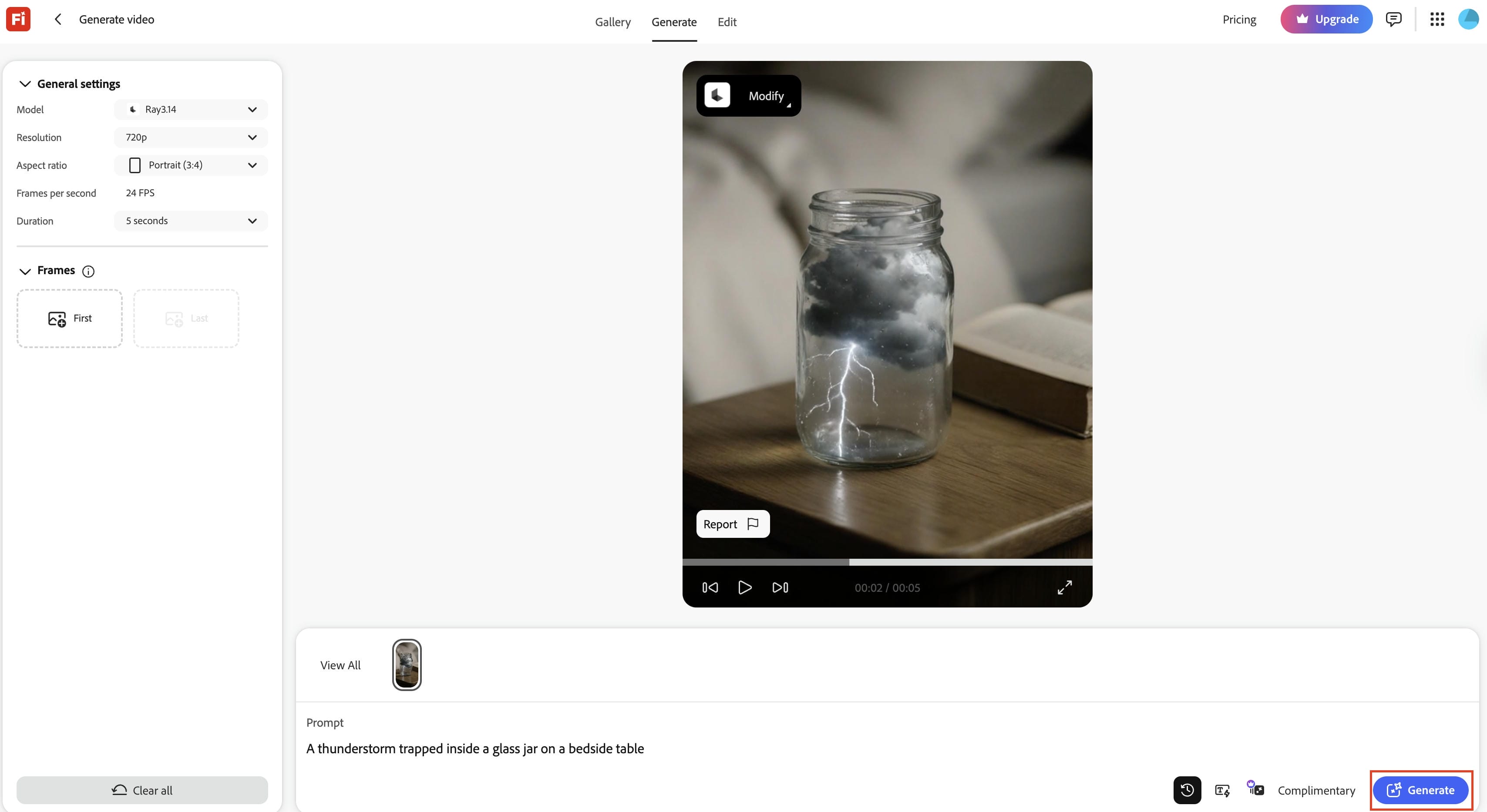 Step 3: Generate, Preview, and Download the Video