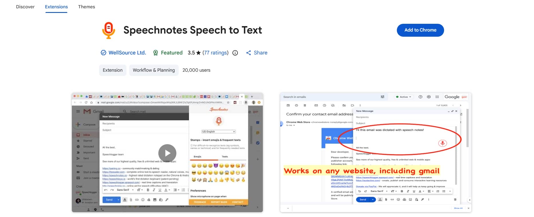 Speechnotes - speech to text