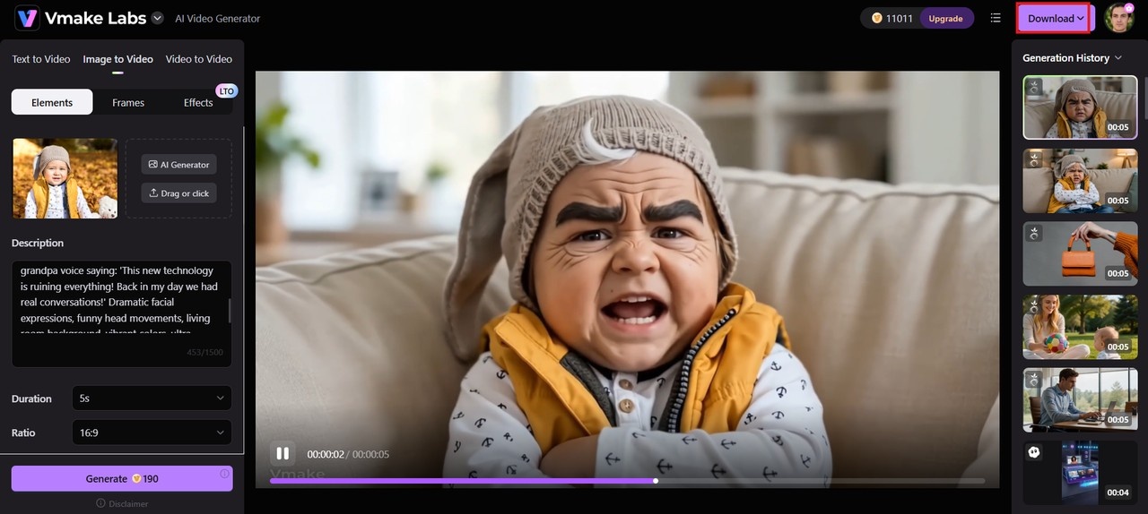Download video