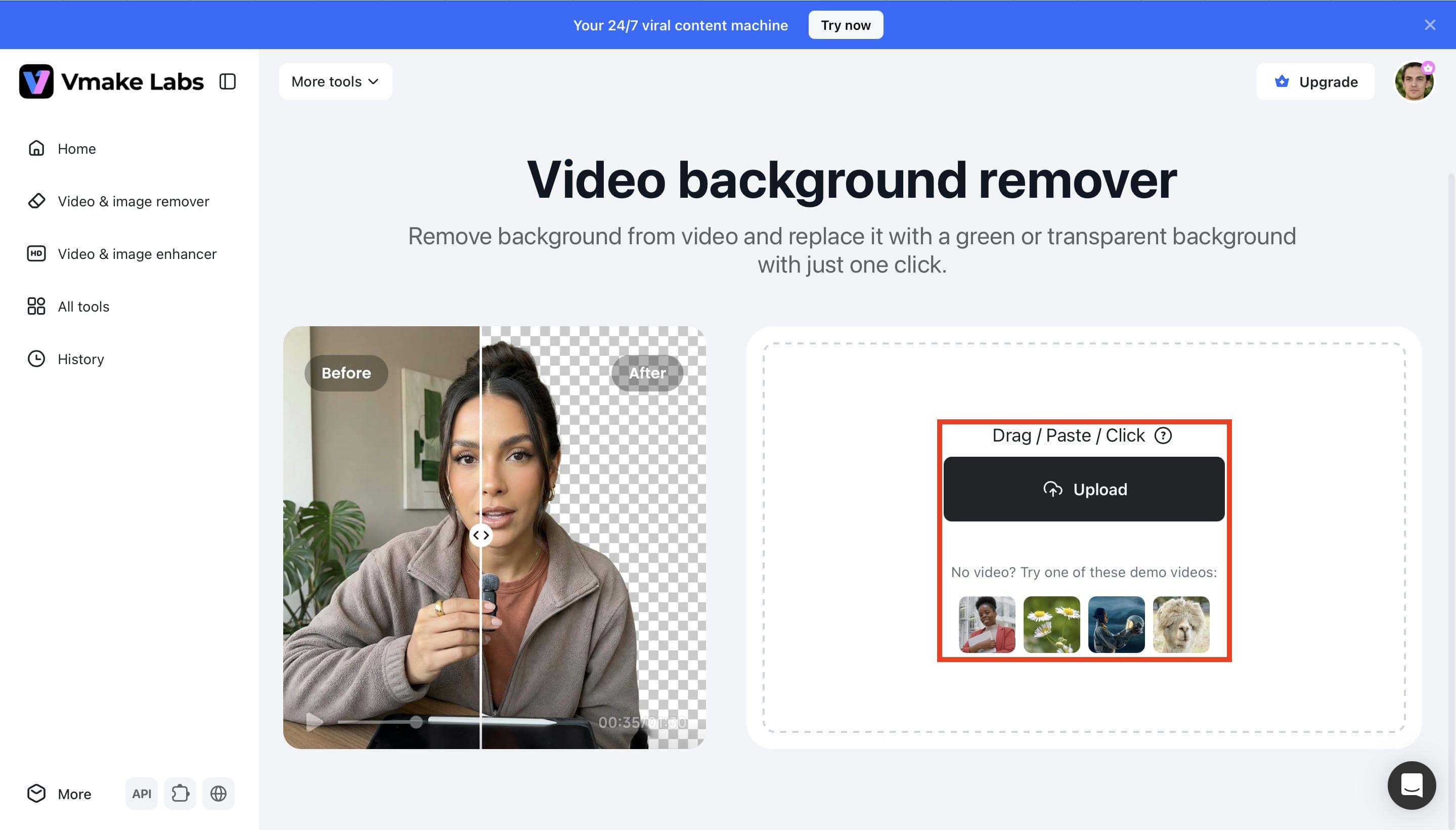 Upload Your video
