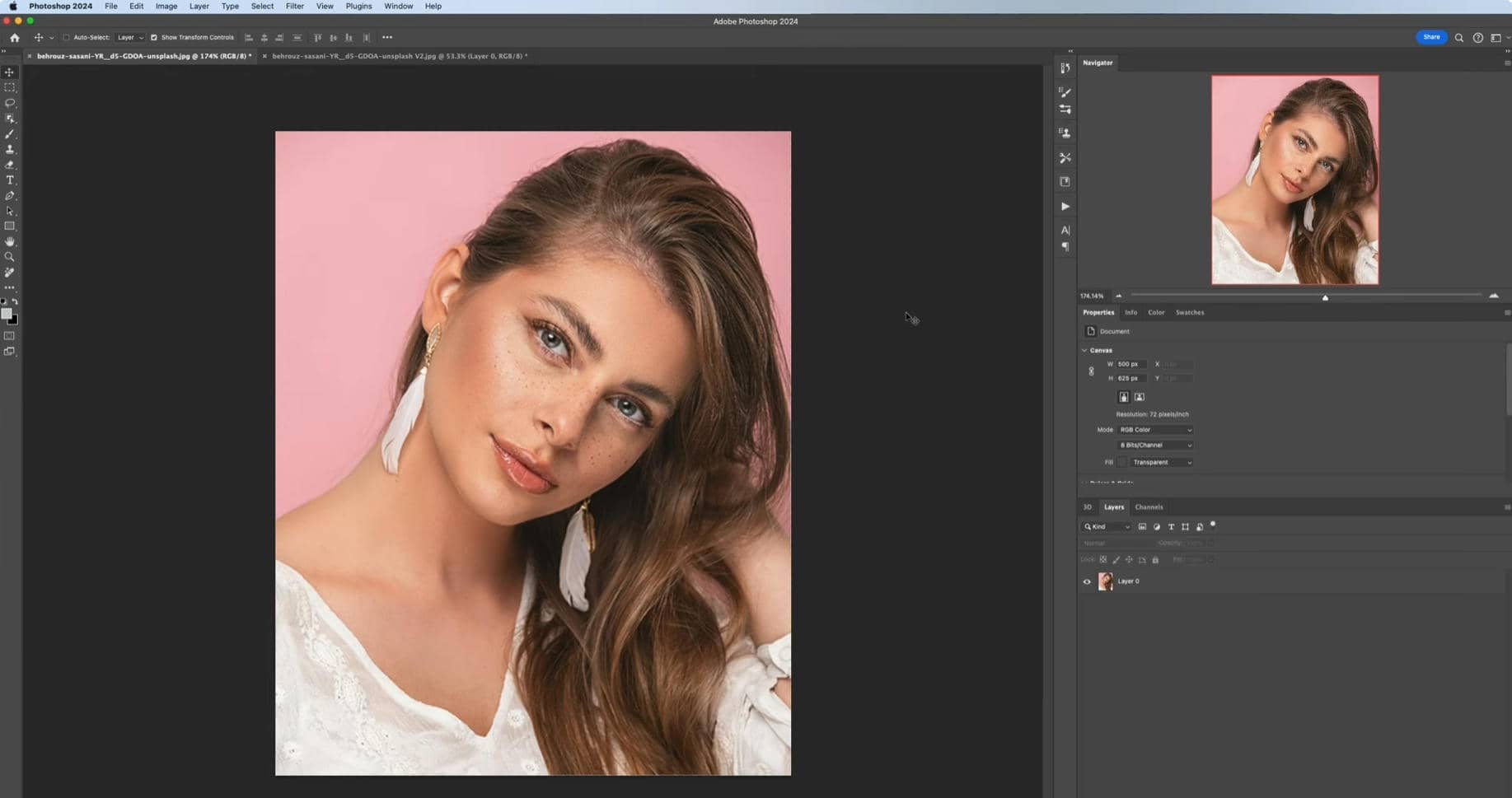 Enhance image quality in Photoshop