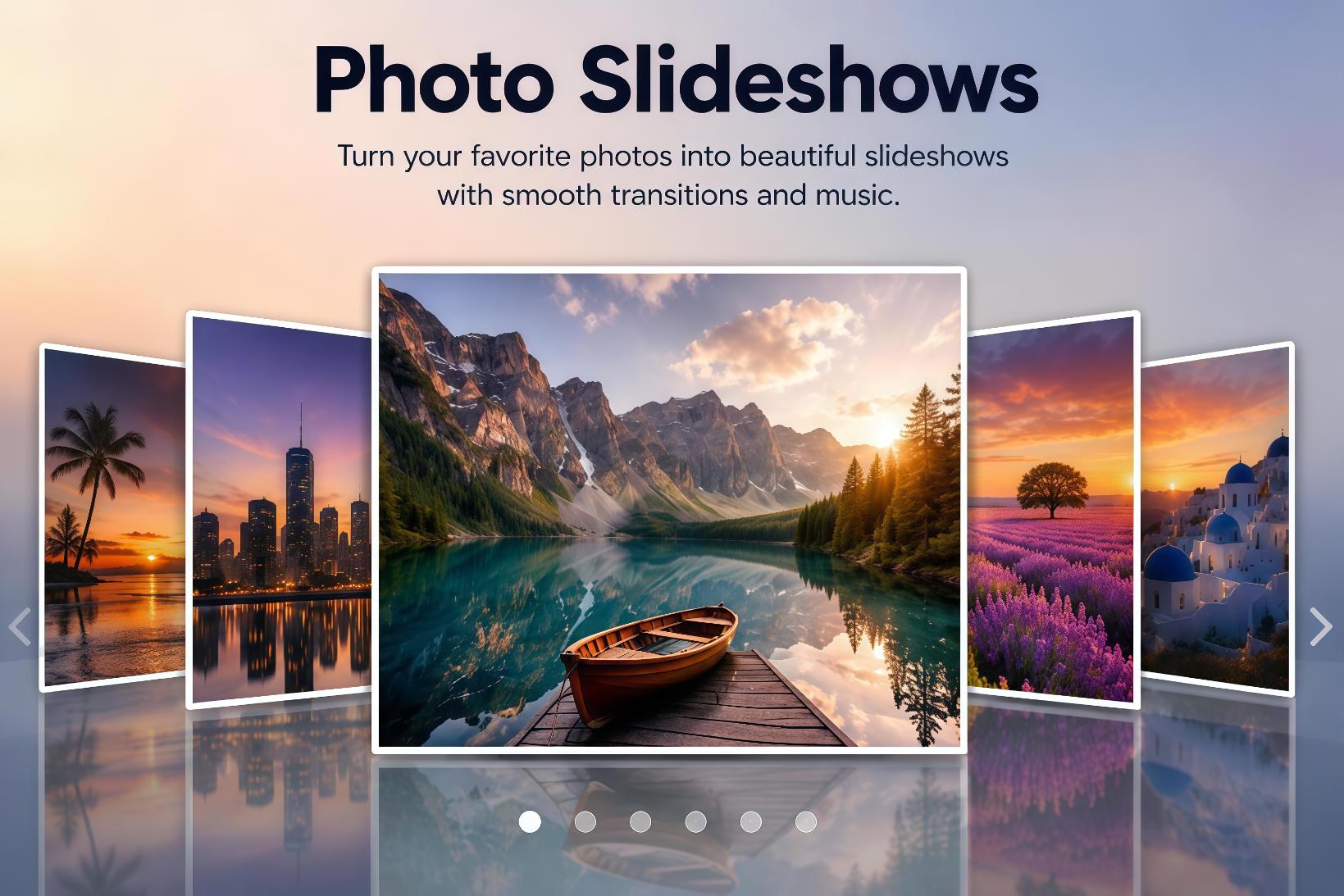 Photo slideshows