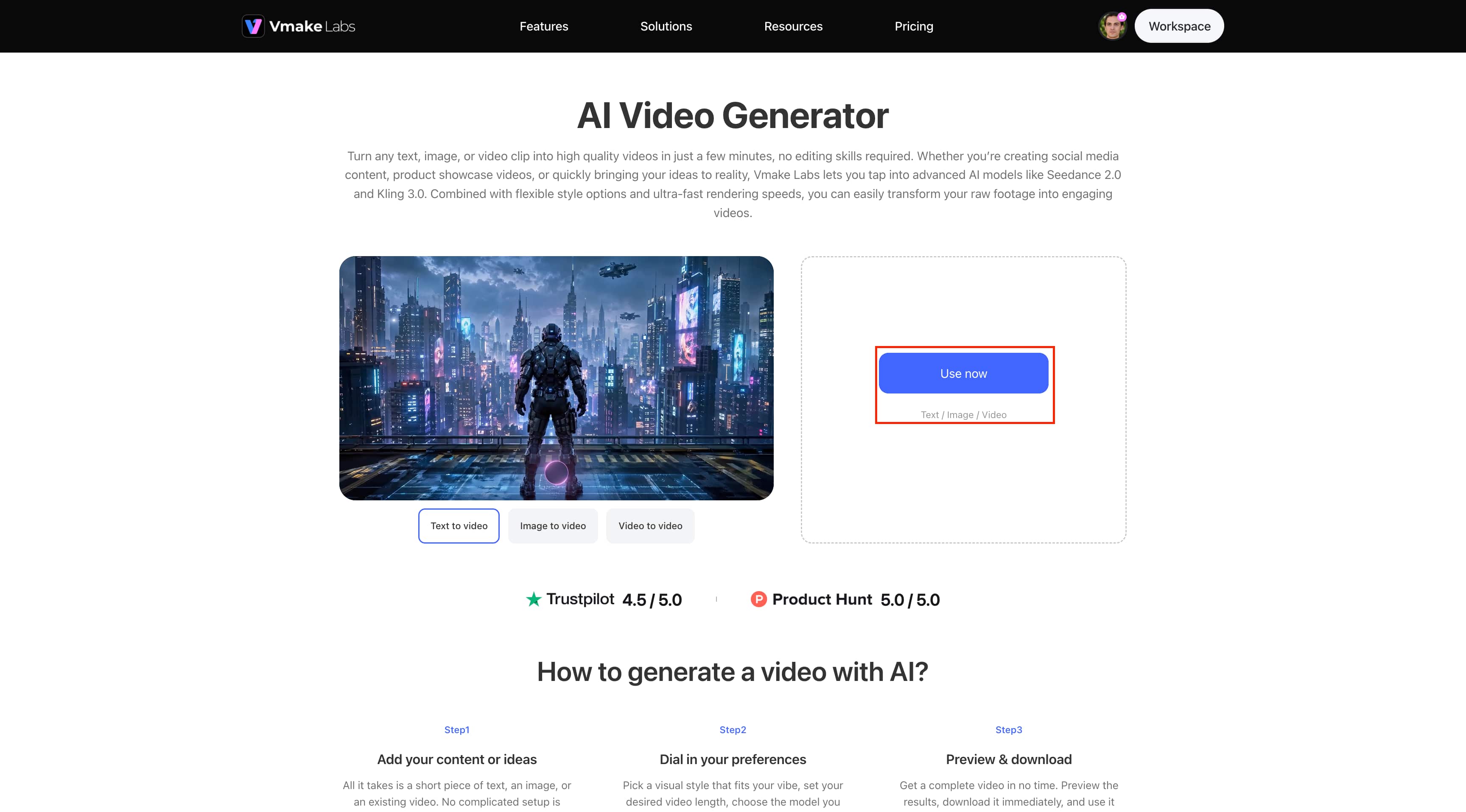 text AI Video Generation