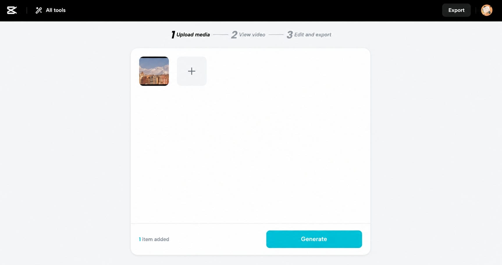 Generate and customize the video