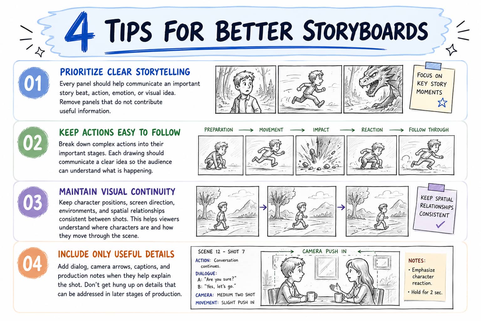 Tips for Better Storyboards
