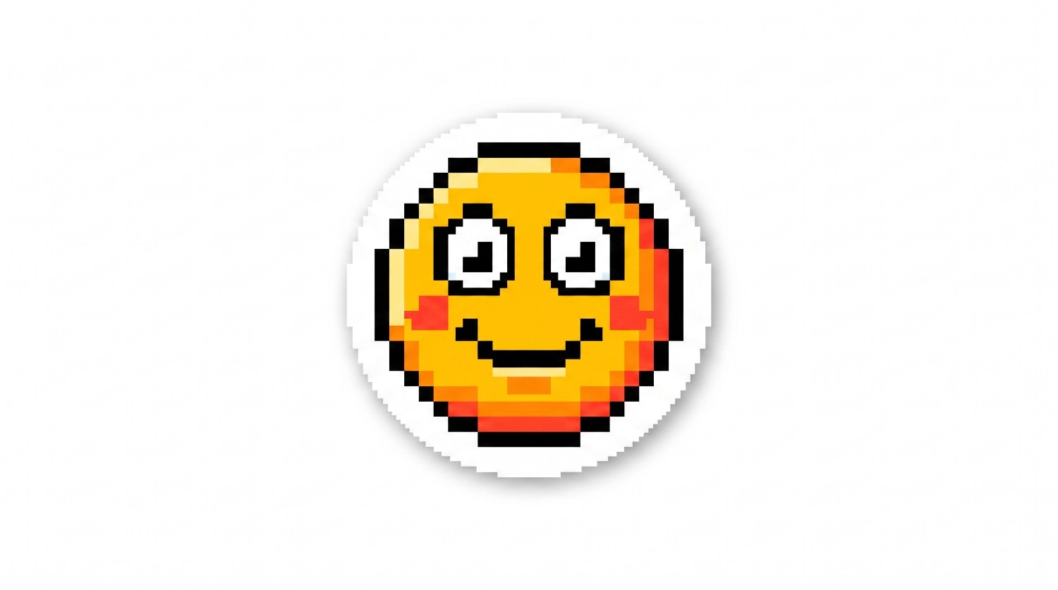 text Pixel art emoji