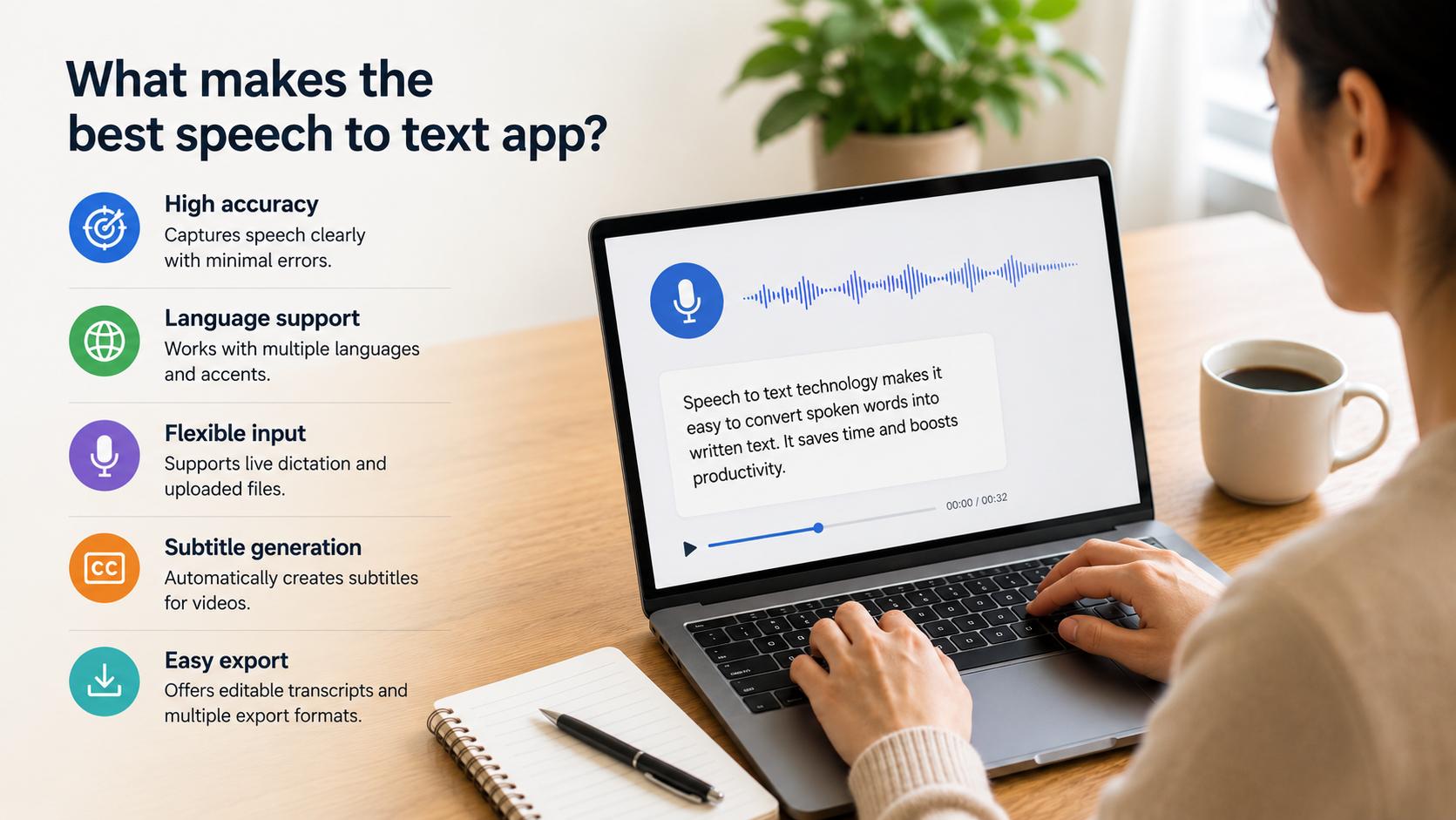 What makes the best speech to text app?