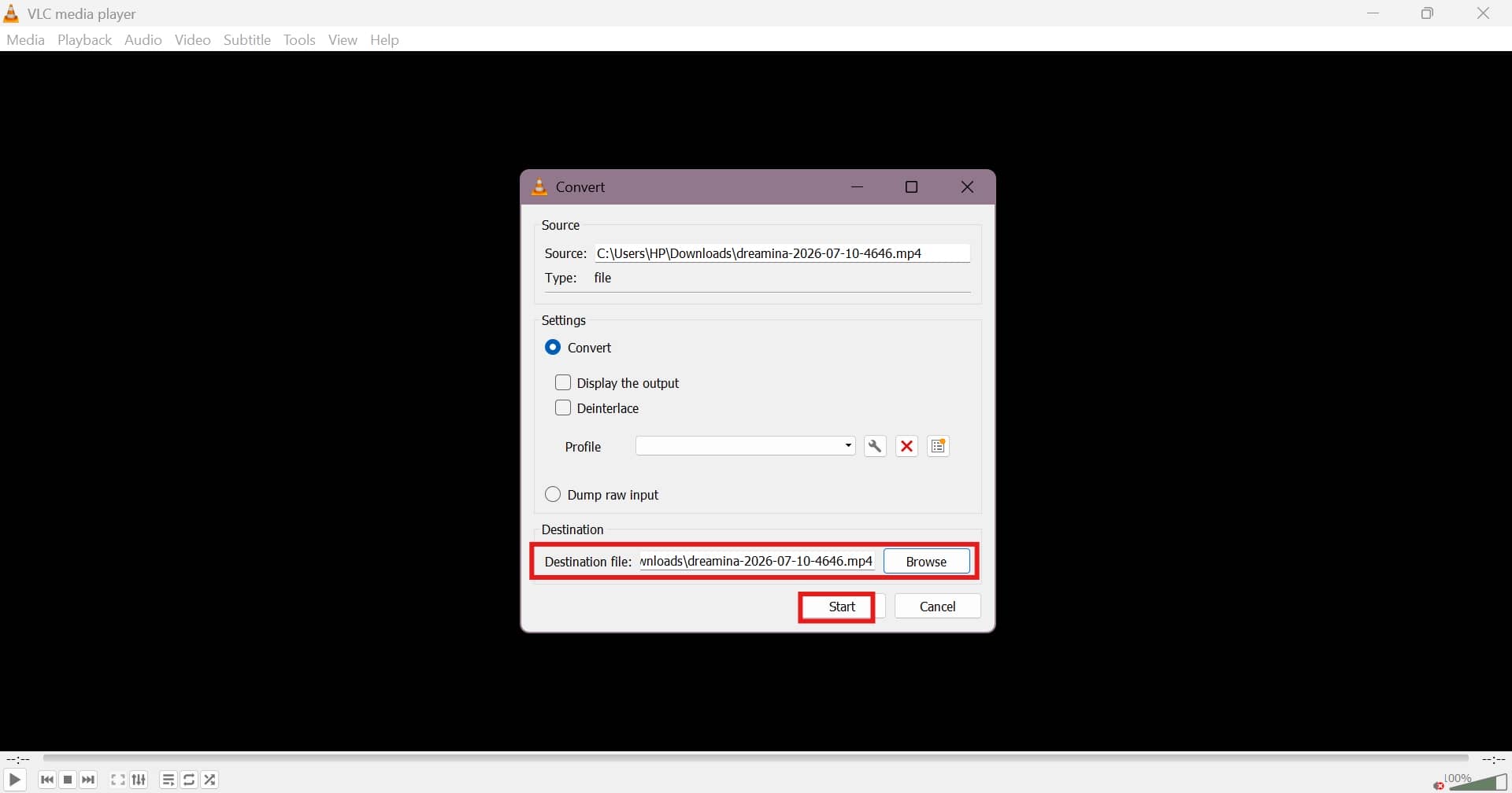text export the silent video