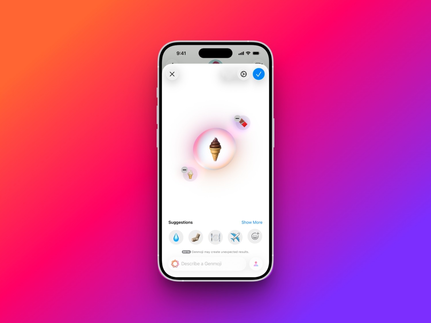 text Apple Genmoji