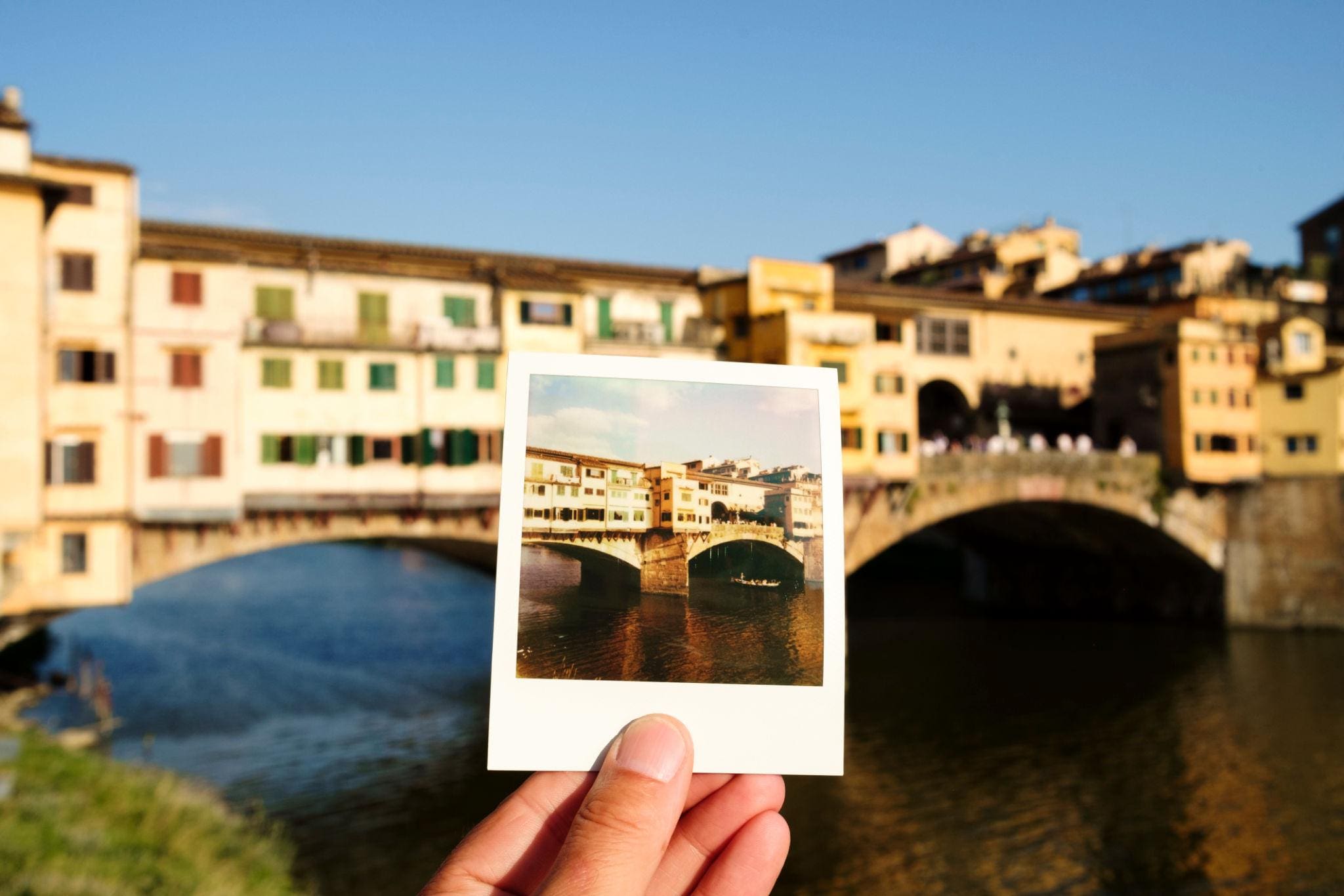 text Polaroid-style photo