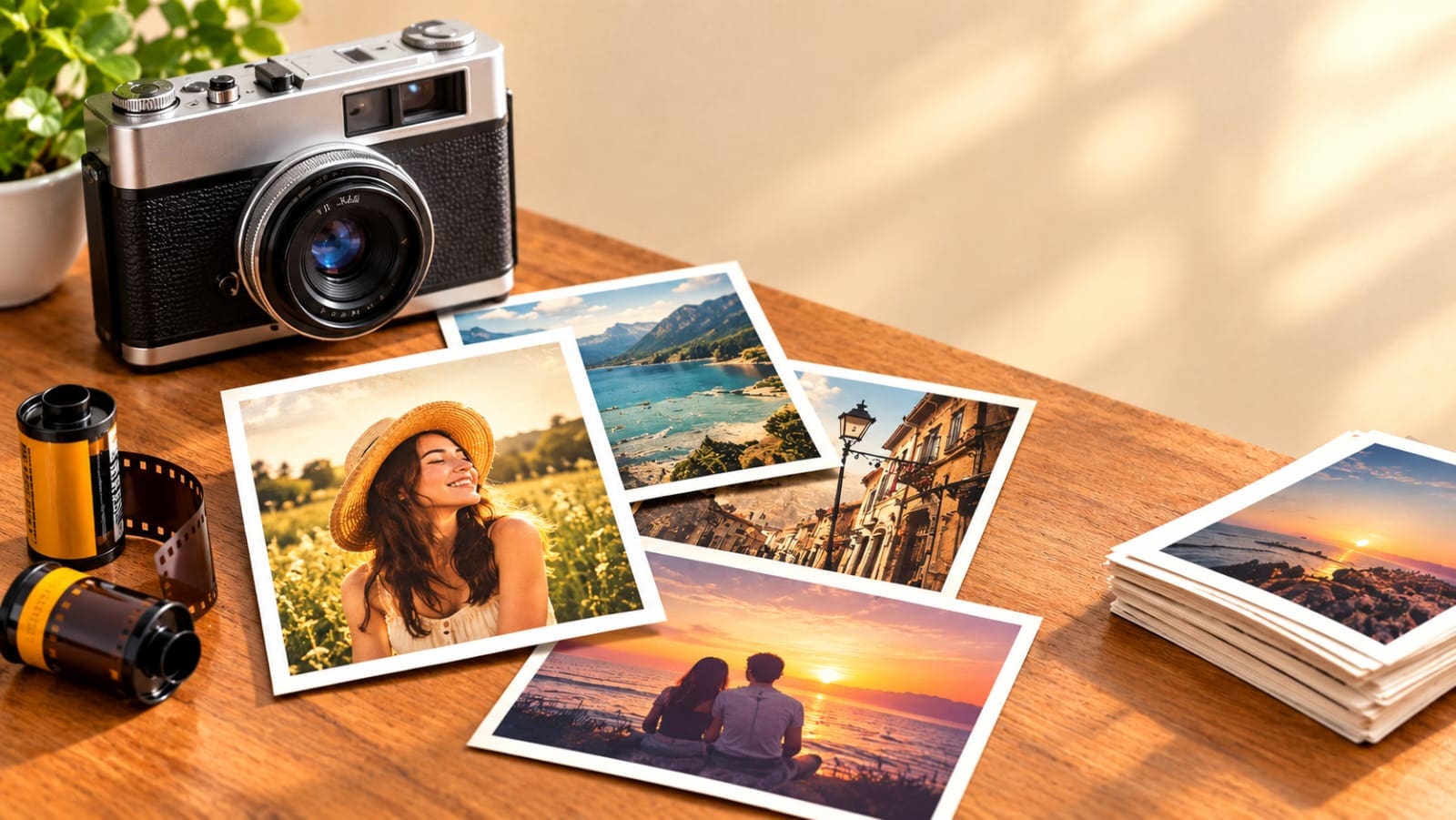 text Retro photo printing services