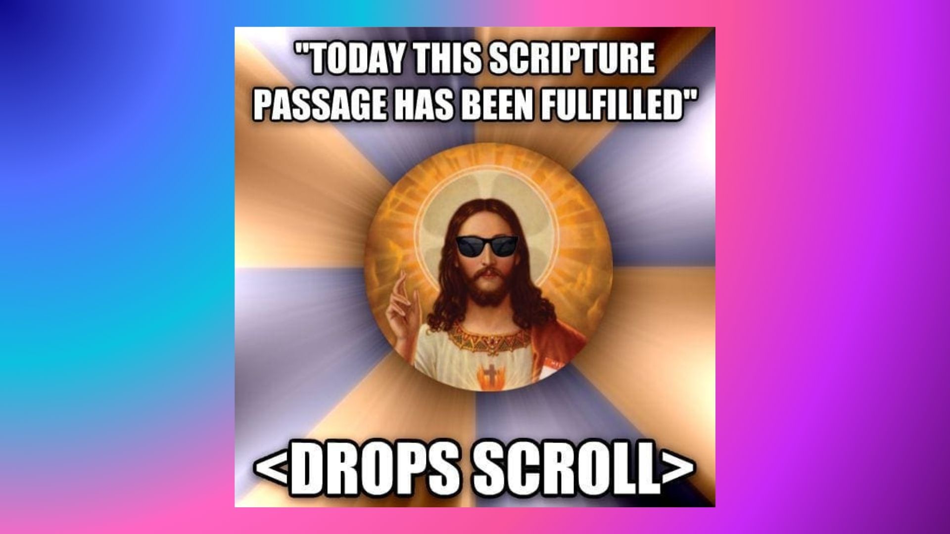 text 16. The "Mic Drop" Messiah