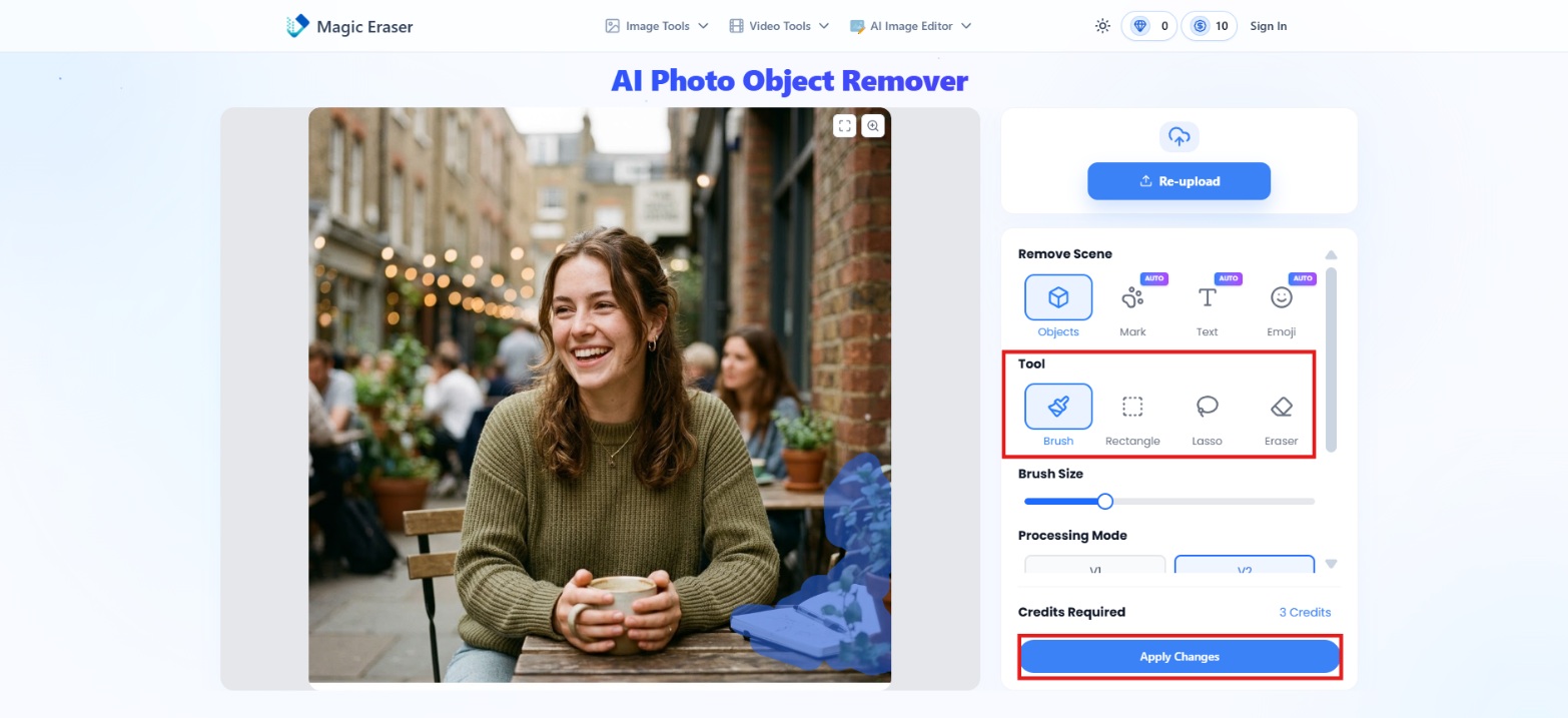 text Select and apply