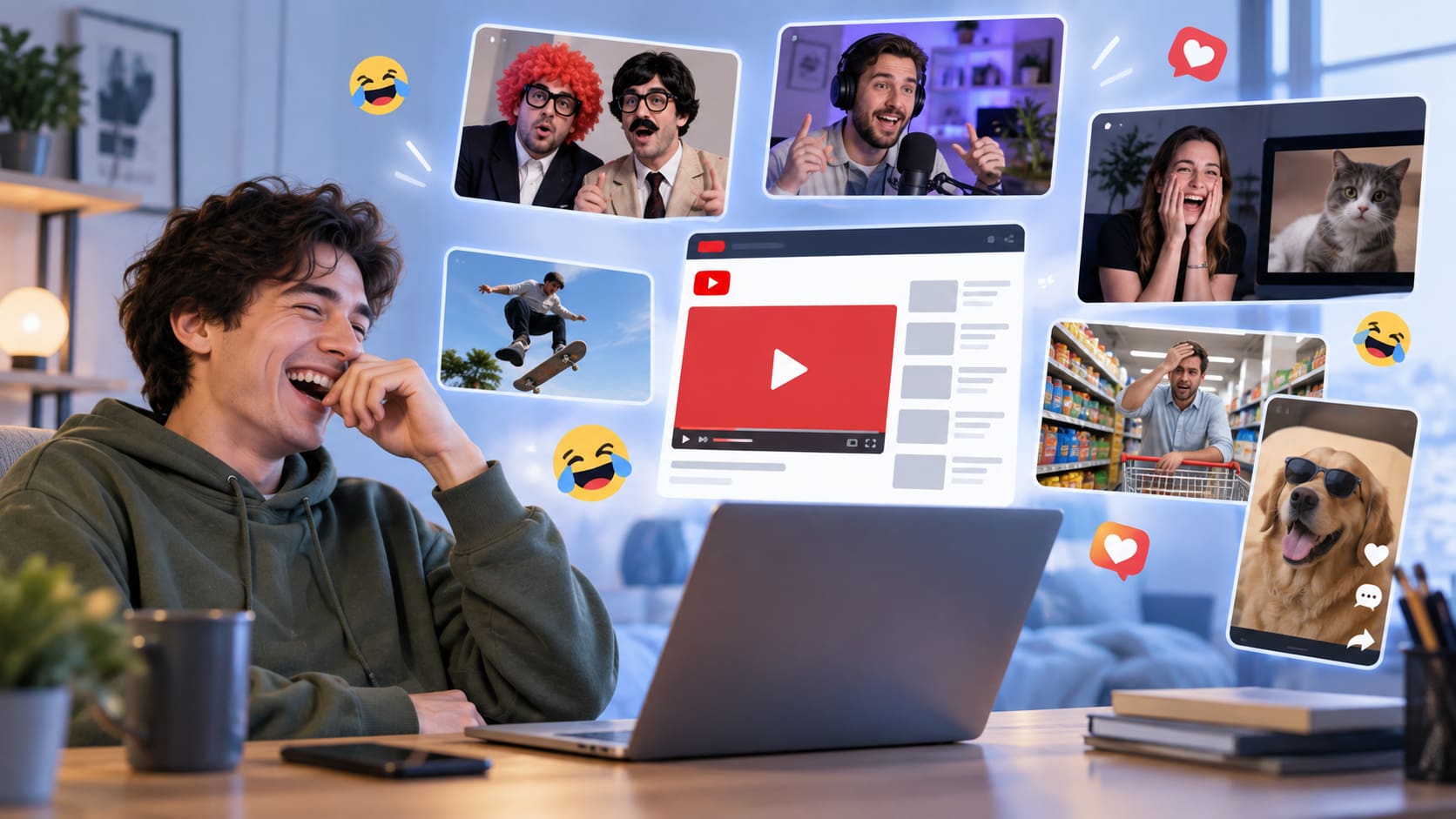 What makes a YouTube video genuinely funny?