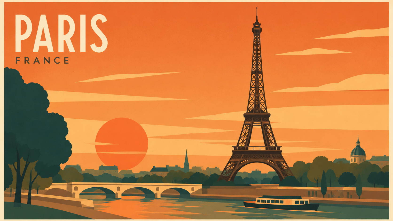 text 11. Flat-design vintage airline travel destinations