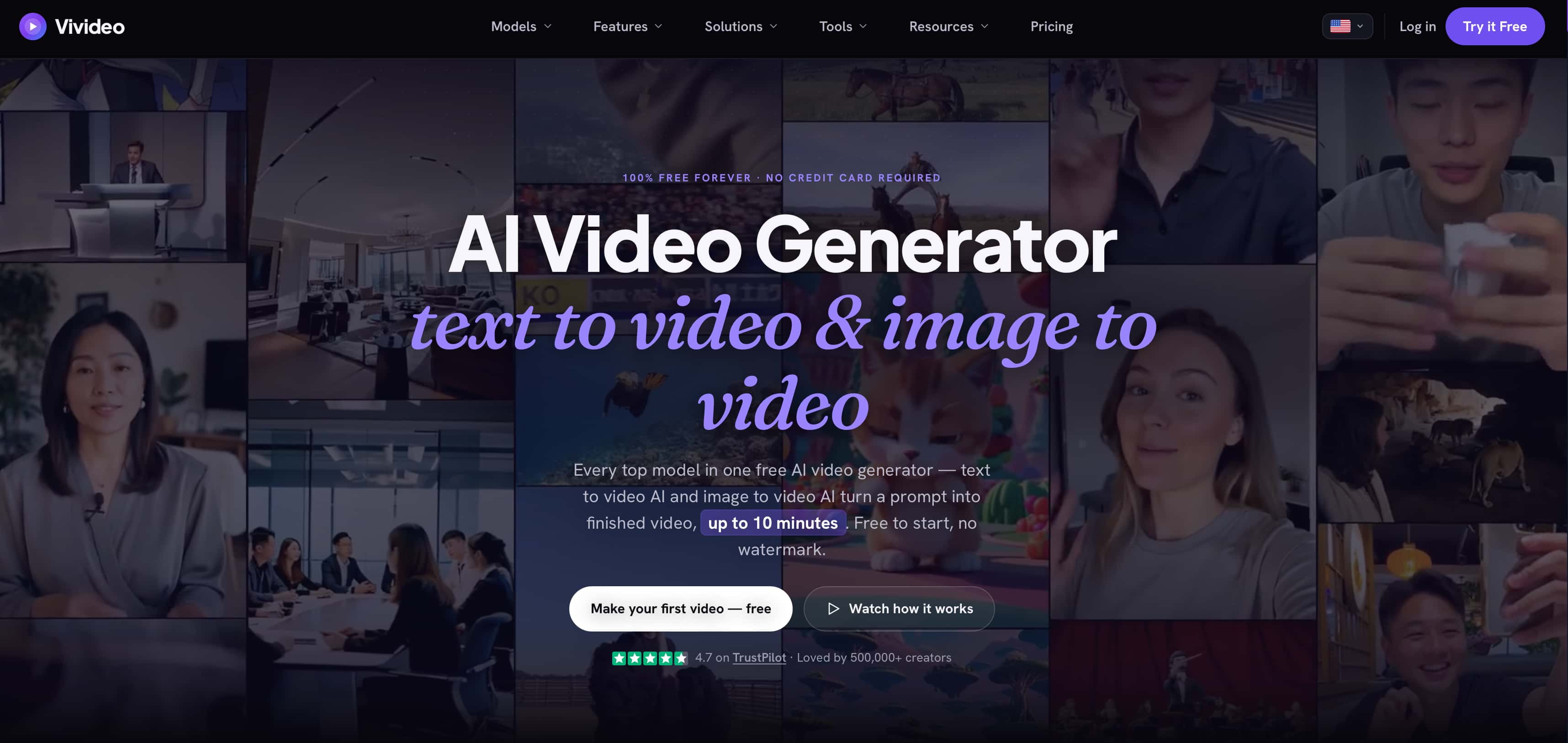 text Vivideo AI
