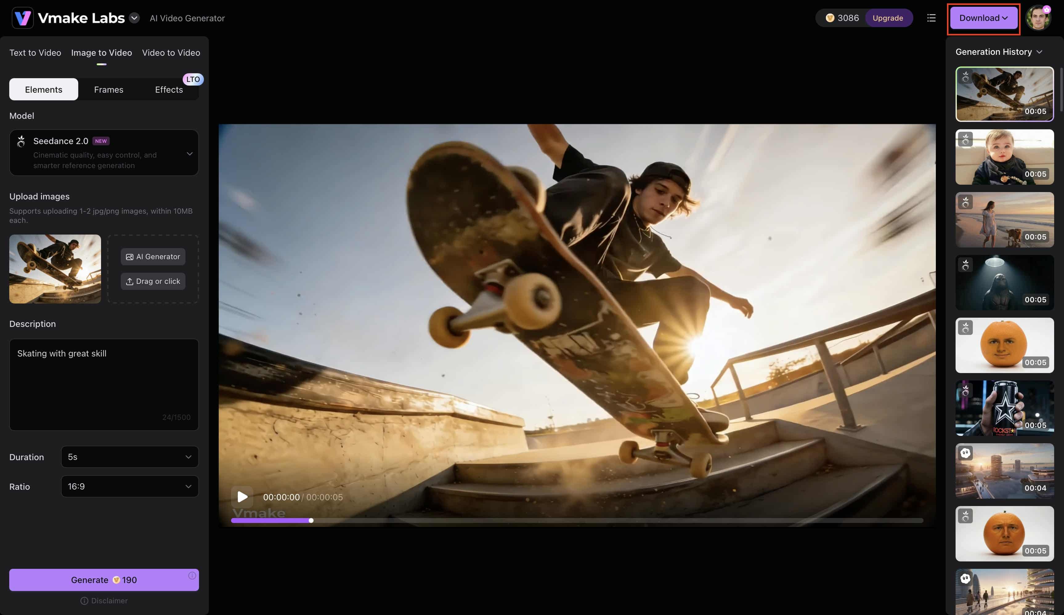 Download video