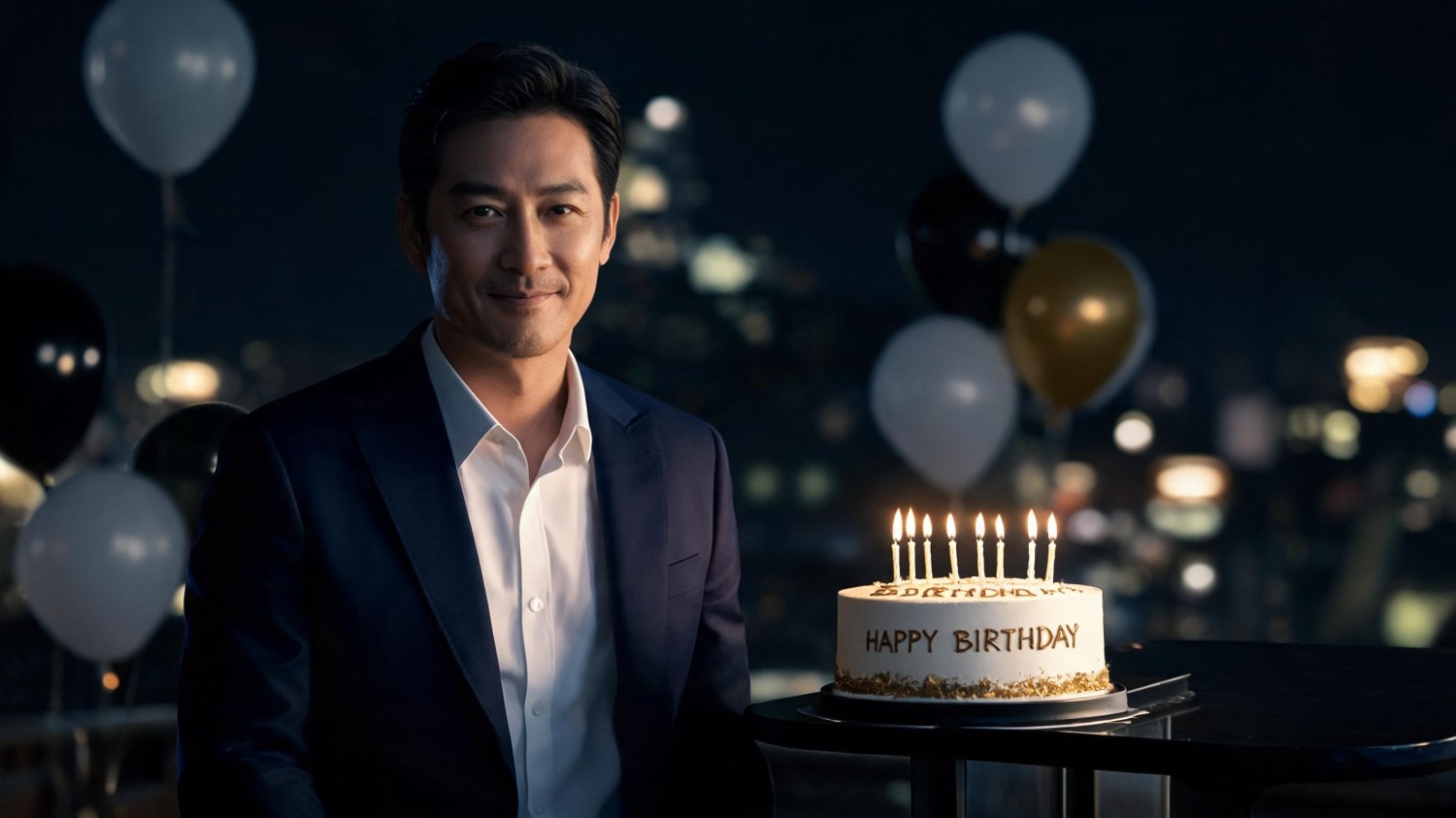 text Cinematic birthday photoshoot