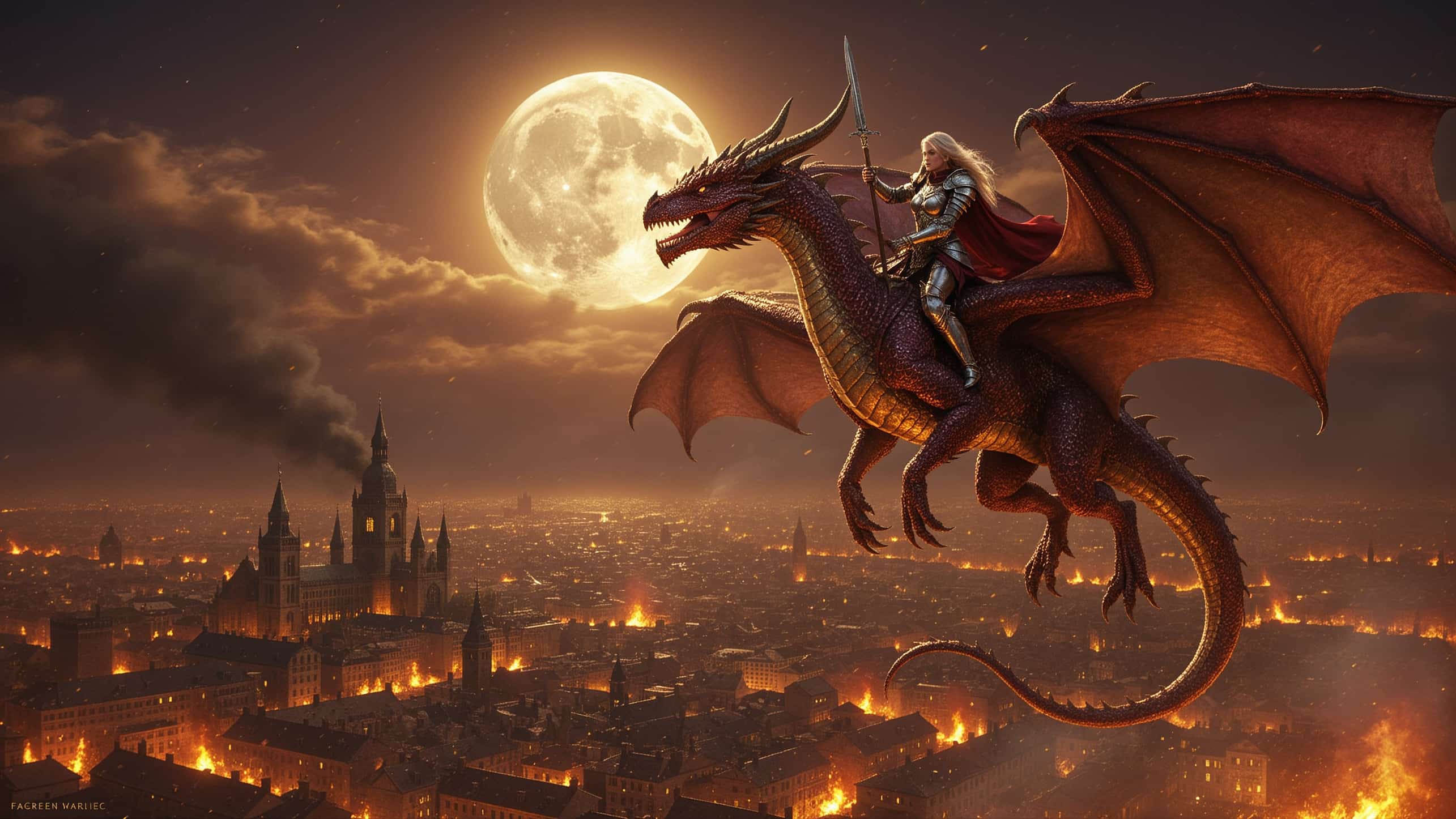 text Medieval fantasy by Venice AI image generator